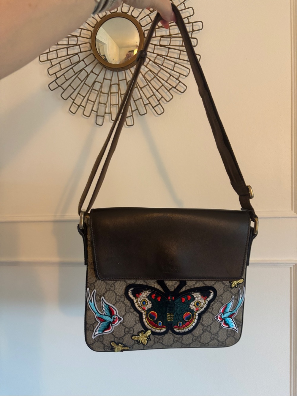 Gucci GG Supreme Crossbody Bag